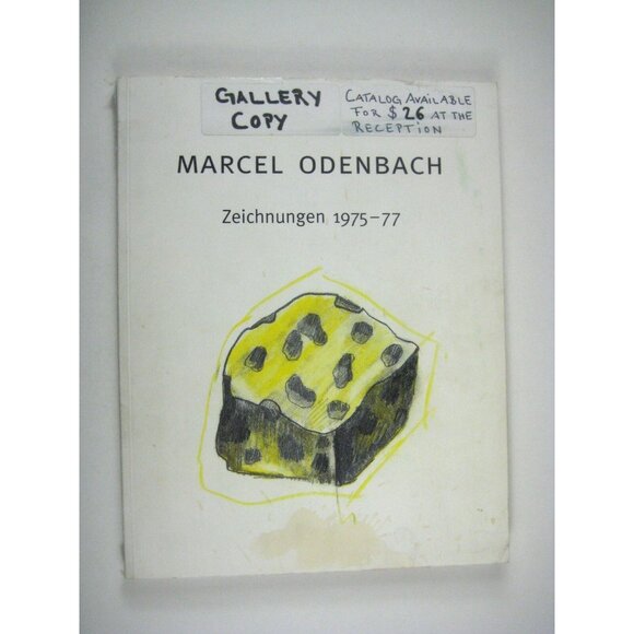 Marcel Odenbach Zeichnungen 1975 1977 German Paperback Catalog Gallery Copy READ - Picture 1 of 10